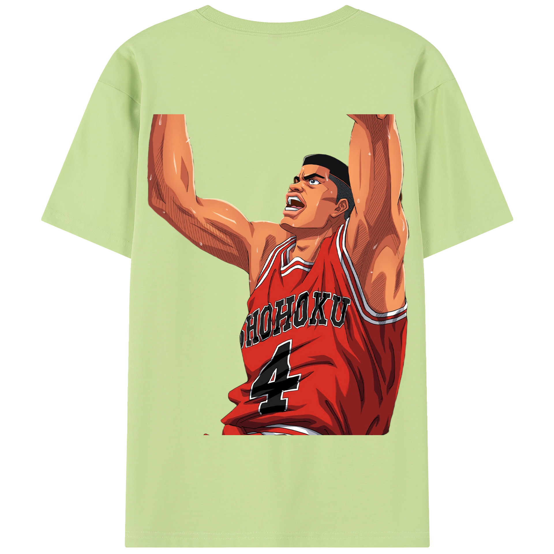 SLAM DUNK／スラムダンク 綿100％半袖Tシャツ（背面プリント）
